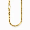 Women THOMAS SABO Necklaces|Necklaces & Chains-Gold-plated Venezia necklace Thickness 5.00 mm (0.20 Inch)