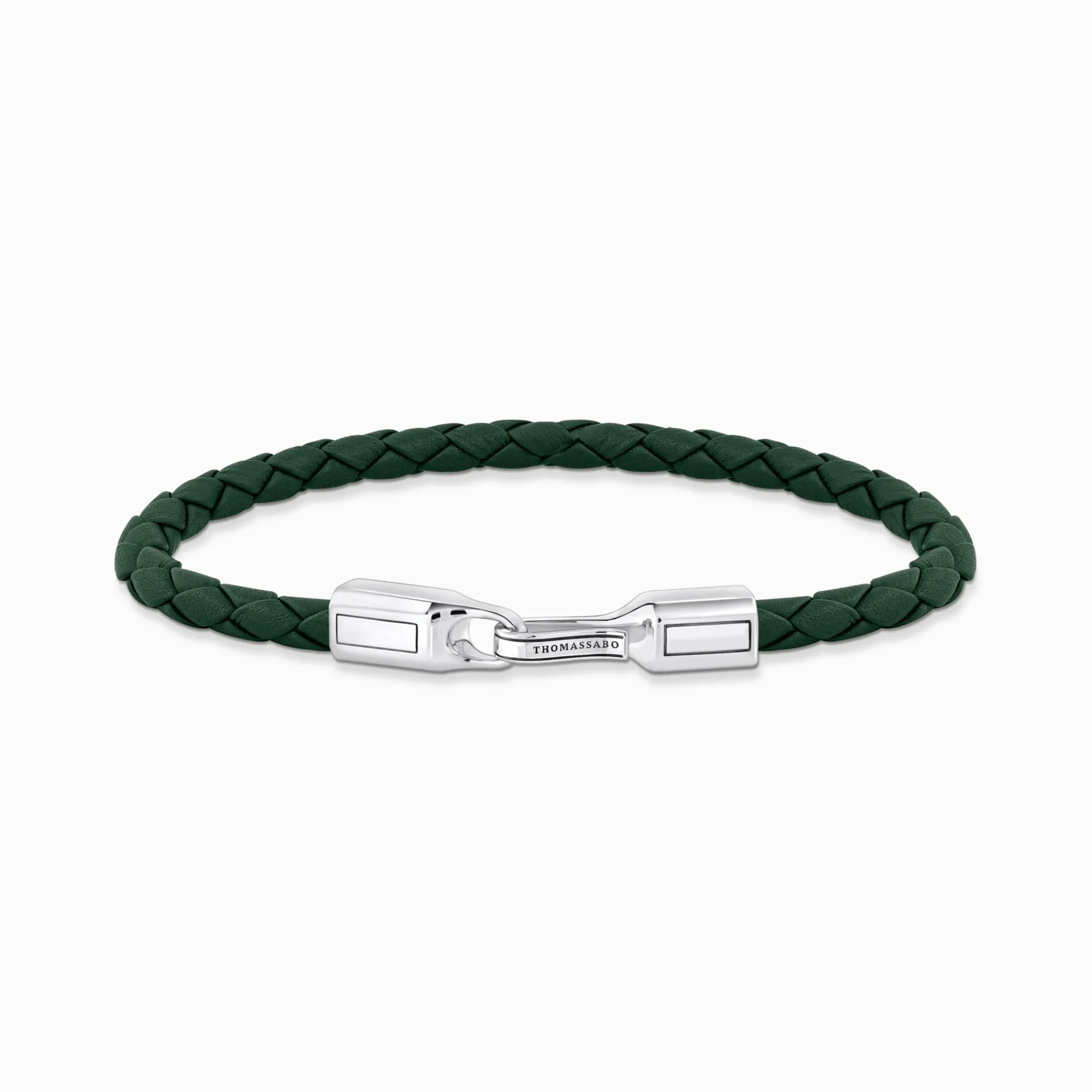 Women THOMAS SABO Bracelets|Bracelets-Green leather bracelet