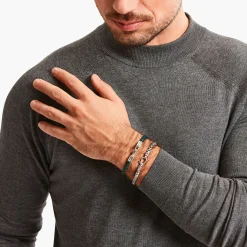 Women THOMAS SABO Bracelets|Bracelets-Green leather bracelet