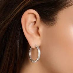 Women THOMAS SABO Hoop Earrings-Hoop earrings large silver
