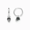 Women THOMAS SABO Hoop Earrings-Hoop earrings skull