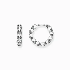 Women THOMAS SABO Hoop Earrings-Hoop earrings skulls