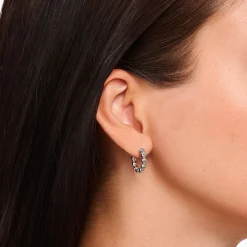 Women THOMAS SABO Hoop Earrings-Hoop earrings skulls