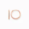 Women THOMAS SABO Hoop Earrings|18-Carat Rose Gold Plating - 925 Silver-Hoop earrings small