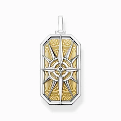 Women THOMAS SABO Necklaces|Necklaces & Chains-Jewellery set necklace compass gold and silver