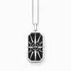 Women THOMAS SABO Necklaces|Necklaces & Chains-Jewellery set necklace compass black and silver blackened