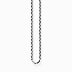 Women THOMAS SABO Necklaces|Necklaces & Chains-Jewellery set necklace compass black and silver blackened