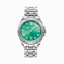 Women THOMAS SABO Watches|Ladies' Watches-Ladies watch Divine Green with dial in green silver-coloured