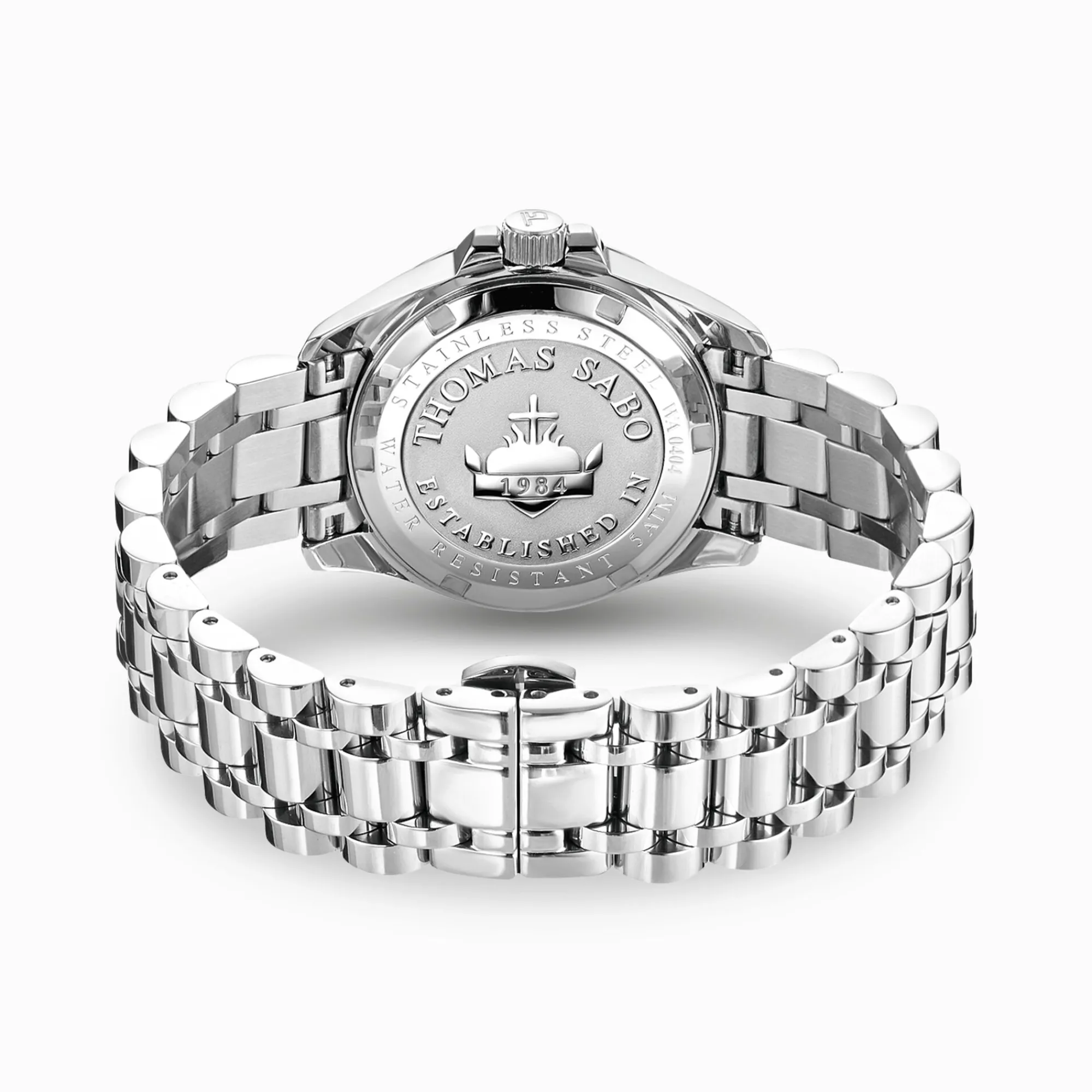 Women THOMAS SABO Watches|Ladies' Watches-Ladies watch Divine Green with dial in green silver-coloured