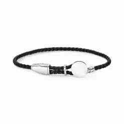 Women THOMAS SABO Bracelets|Bracelets-Leather strap disc