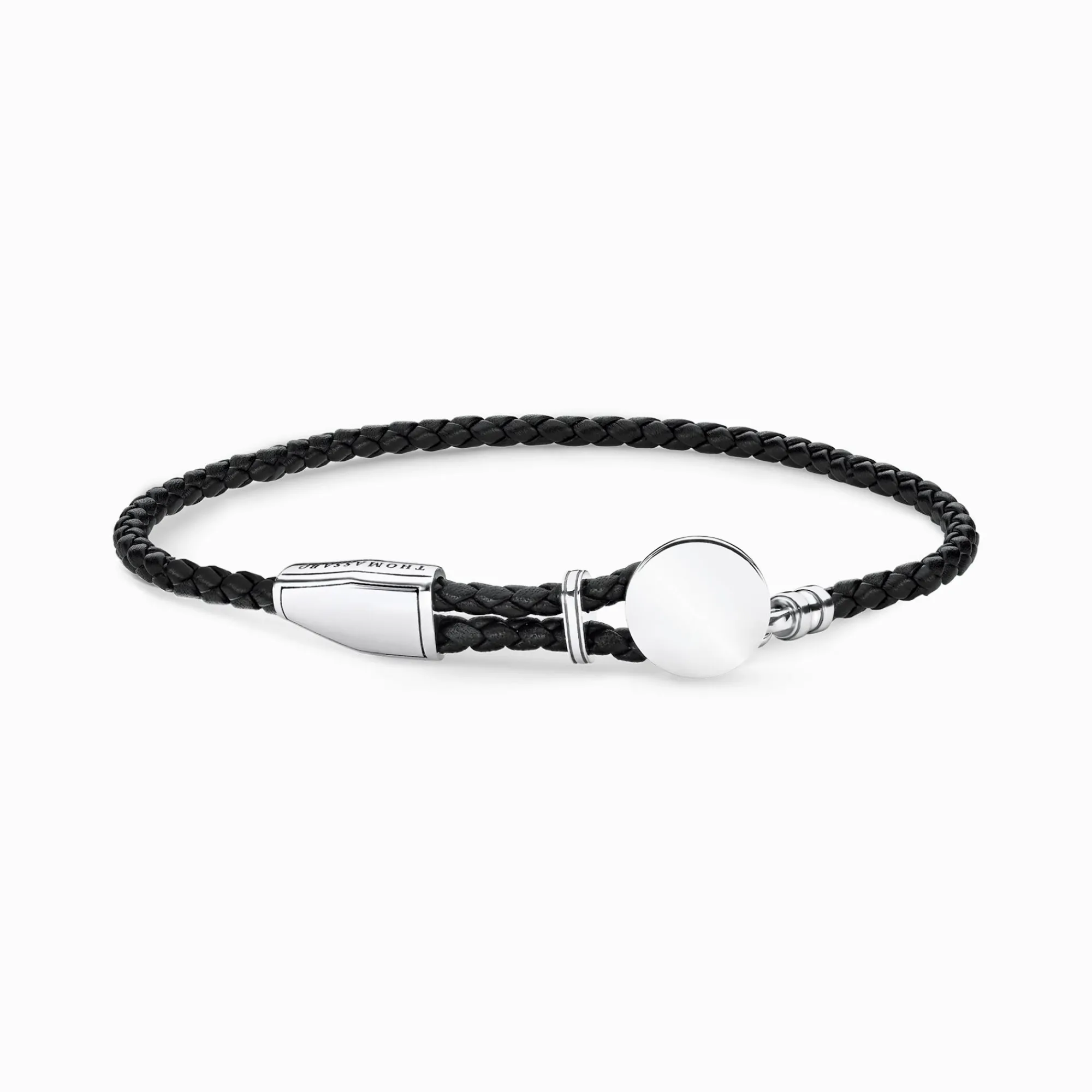 Women THOMAS SABO Bracelets|Bracelets-Leather strap disc