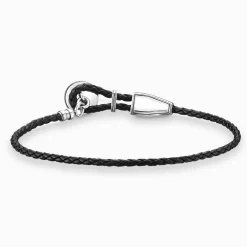 Women THOMAS SABO Bracelets|Bracelets-Leather strap disc
