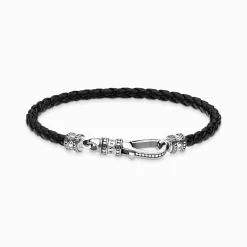 Women THOMAS SABO Bracelets|Bracelets-Leather strap lobster clasp