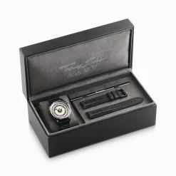 THOMAS SABO Watches|Watches-Men’s watch Elements of Nature with black stones two-tone