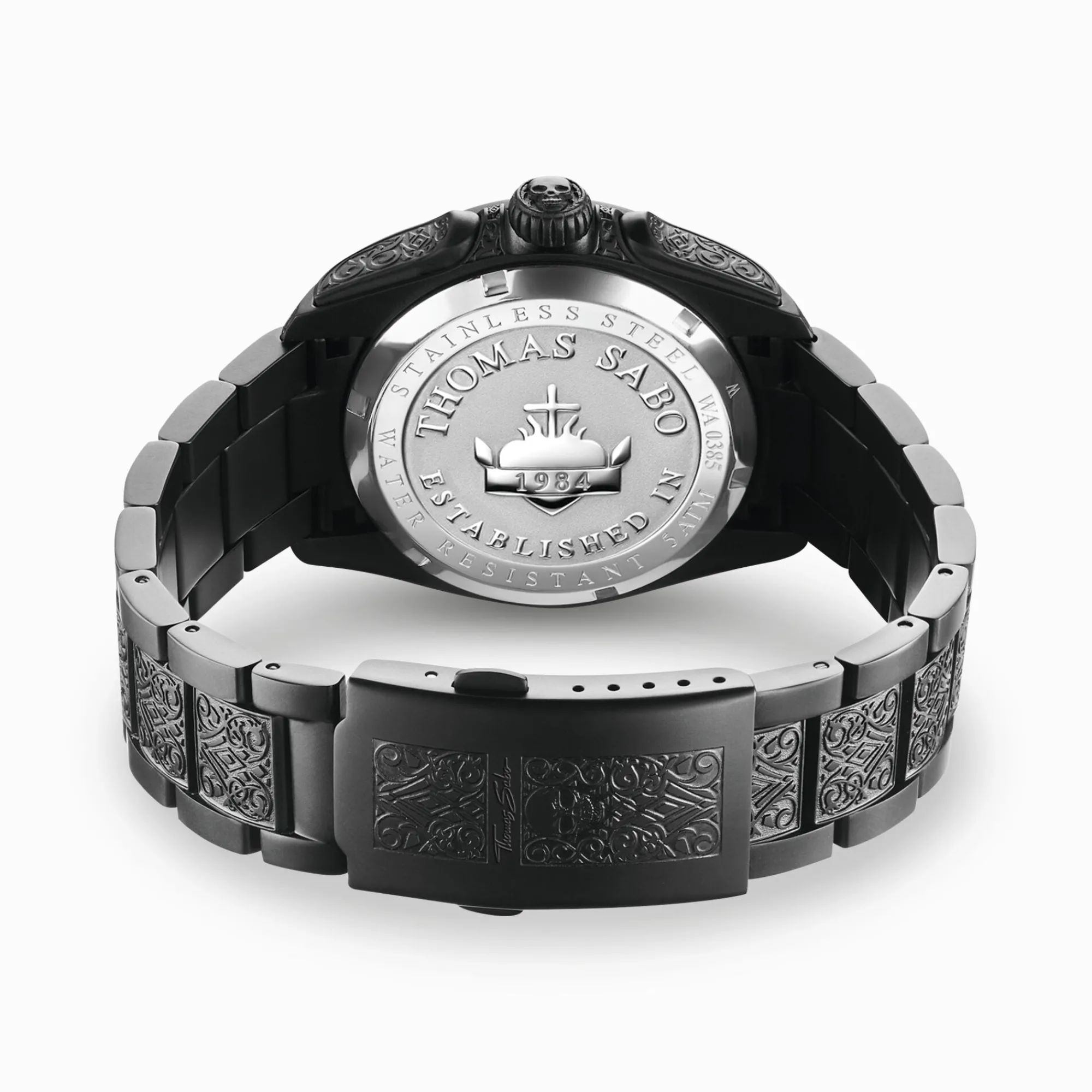 THOMAS SABO Watches|Watches-Men’s watch Rebel at heart Chronograph black