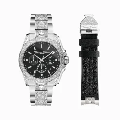 THOMAS SABO Watches|Watches-Men’s watch Rebel at heart Chronograph silver