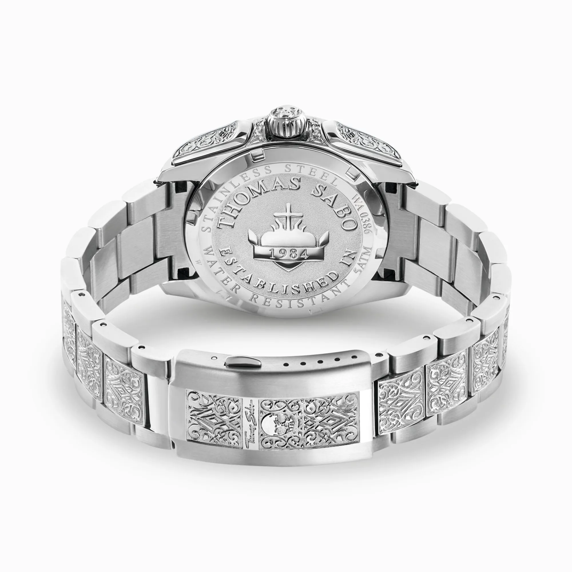 THOMAS SABO Watches|Watches-Men’s watch Rebel at heart Chronograph silver