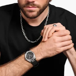 THOMAS SABO Watches|Watches-Men’s watch Rebel at heart Chronograph silver