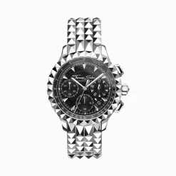 THOMAS SABO Watches|Watches-Men’s watch Rebel at Heart Chronograph silver black