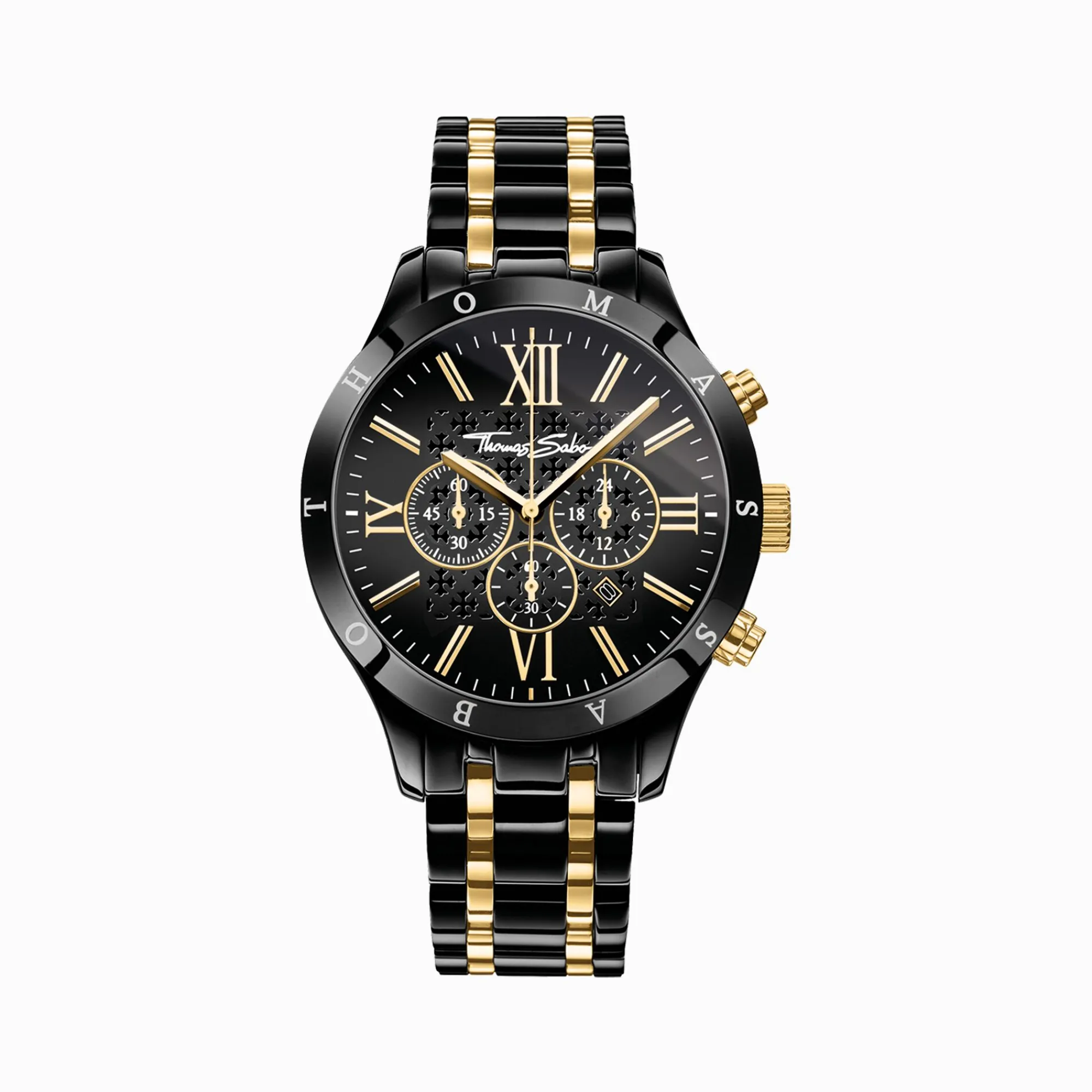 Women THOMAS SABO 18-Carat Gold-Plating - 925 Silver|Watches-Men’s watch Rebel Urban