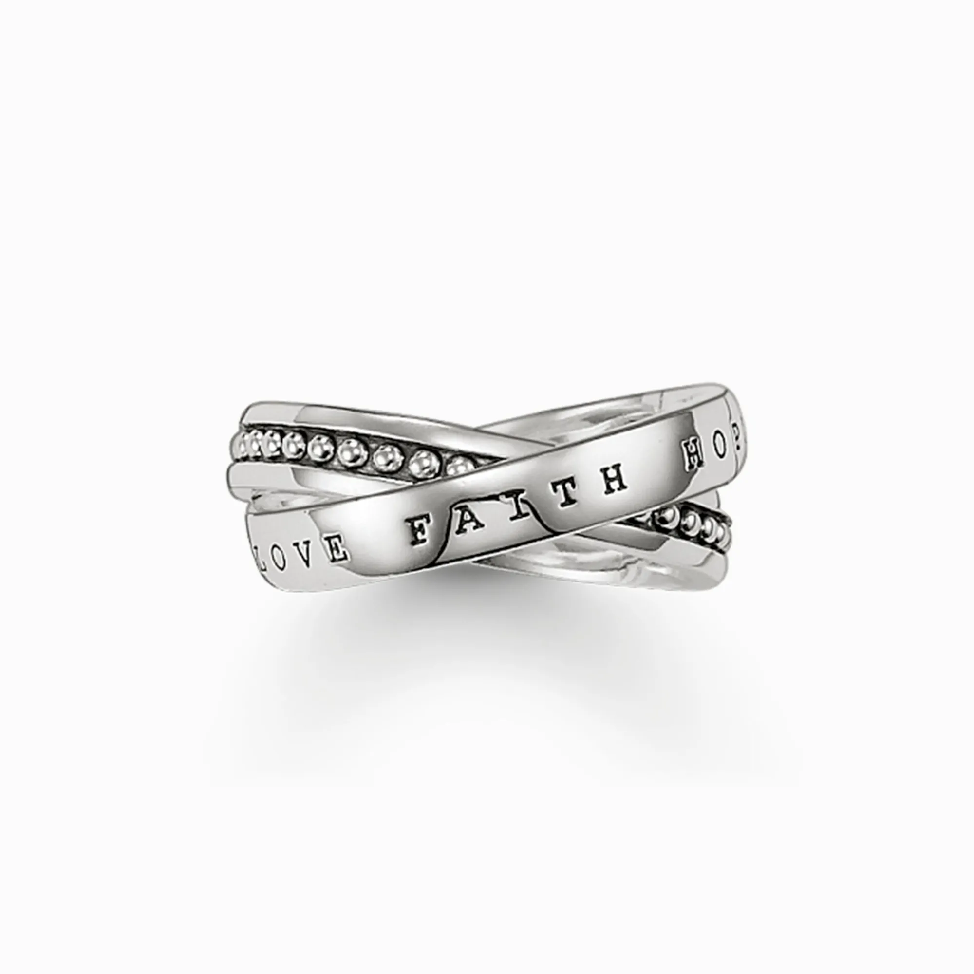 Women THOMAS SABO Rings|Rings-Multiple ring faith, love, hope