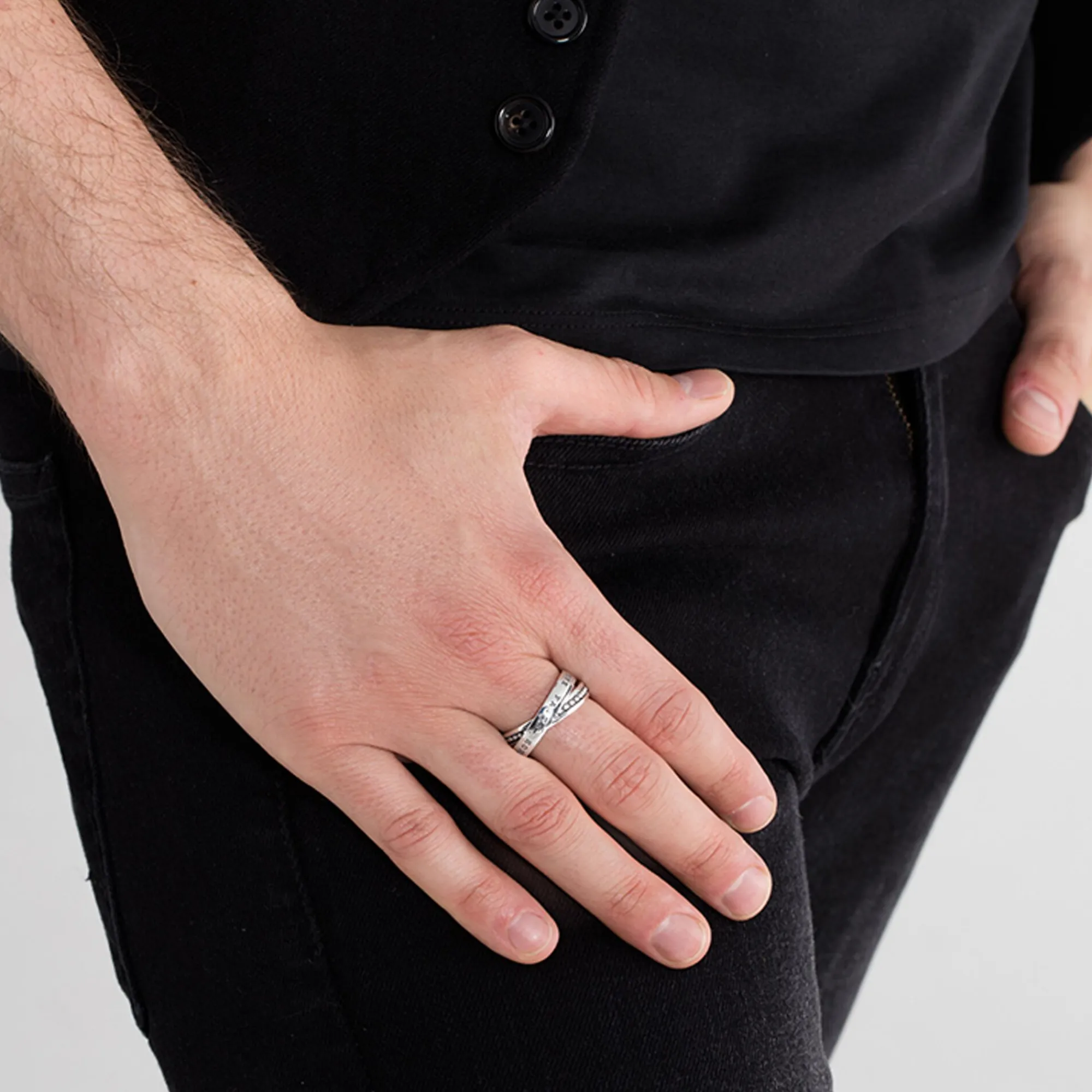 Women THOMAS SABO Rings|Rings-Multiple ring faith, love, hope