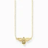 Women THOMAS SABO Necklaces|18-Carat Gold-Plating - 925 Silver-Necklace bee