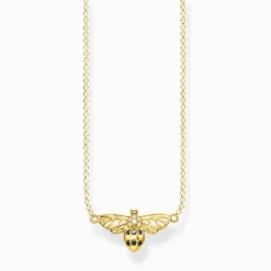 Women THOMAS SABO Necklaces|18-Carat Gold-Plating - 925 Silver-Necklace bee
