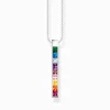 Women THOMAS SABO Necklaces-Necklace colourful stones silver