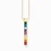 Women THOMAS SABO Necklaces-Necklace colourful stones gold