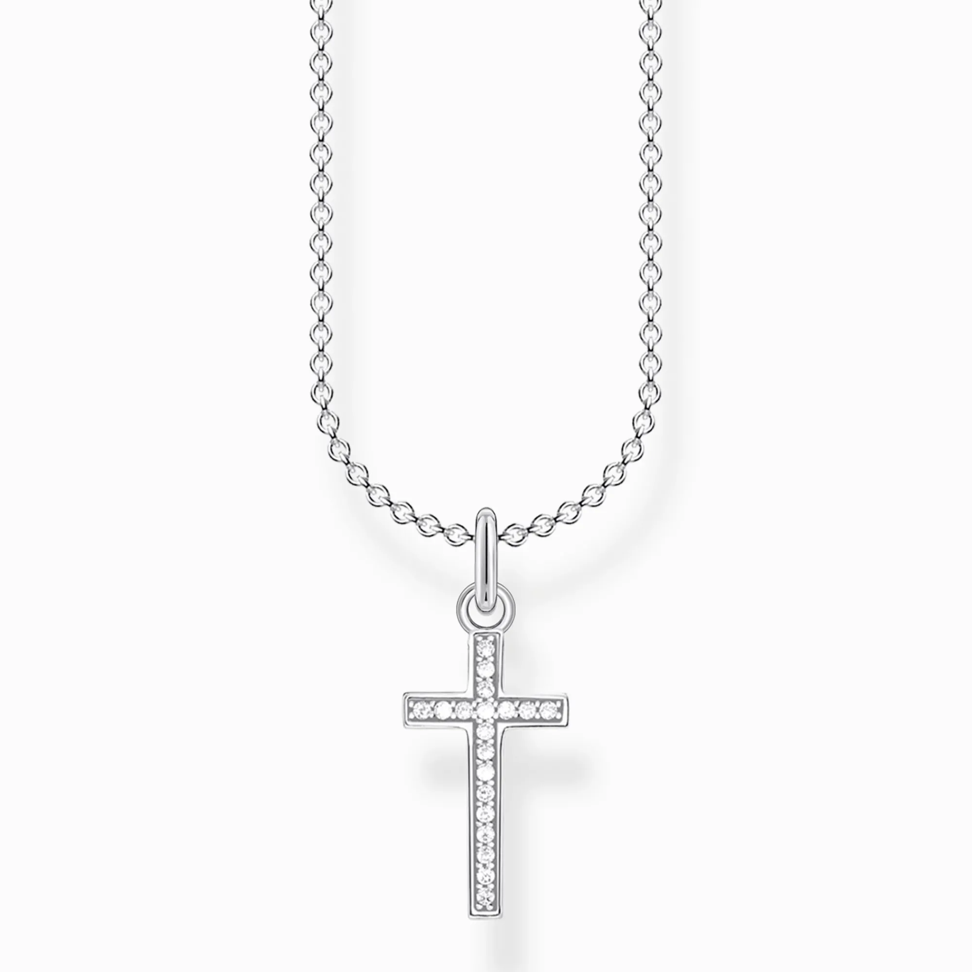 Women THOMAS SABO Necklaces-Necklace cross pavé
