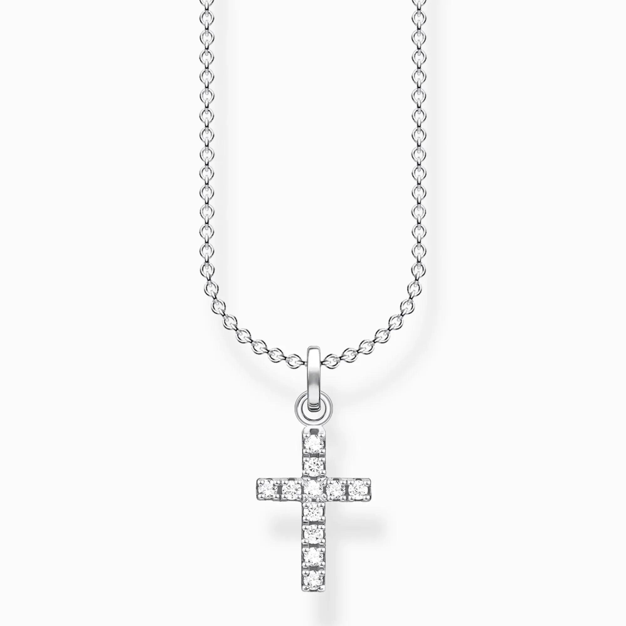 Women THOMAS SABO Necklaces-Necklace cross pavé