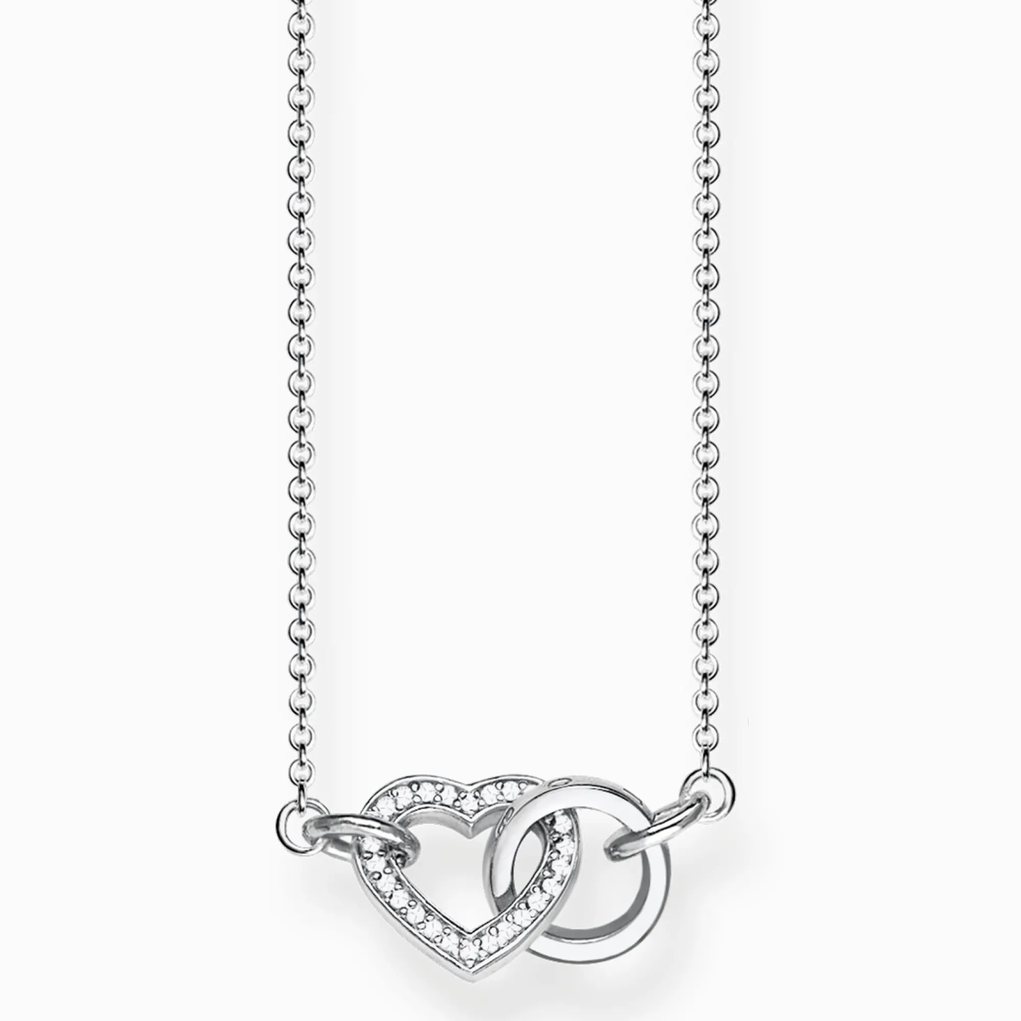 Women THOMAS SABO Necklaces|925 Silver-Necklace heart Together small