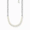 Women THOMAS SABO Necklaces-Necklace links and pearls silver