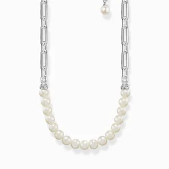 Women THOMAS SABO Necklaces-Necklace links and pearls silver