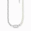 Women THOMAS SABO Necklaces-Necklace links and pearls silver