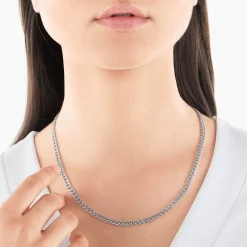 Women THOMAS SABO Necklaces-Necklace links silver Thickness 4.00 mm (0.16 Inch)