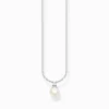 Women THOMAS SABO Necklaces|925 Silver-Necklace pearl silver