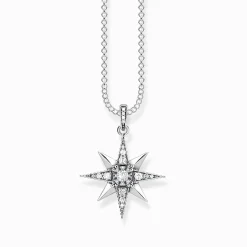 Women THOMAS SABO Necklaces-Necklace royalty star white