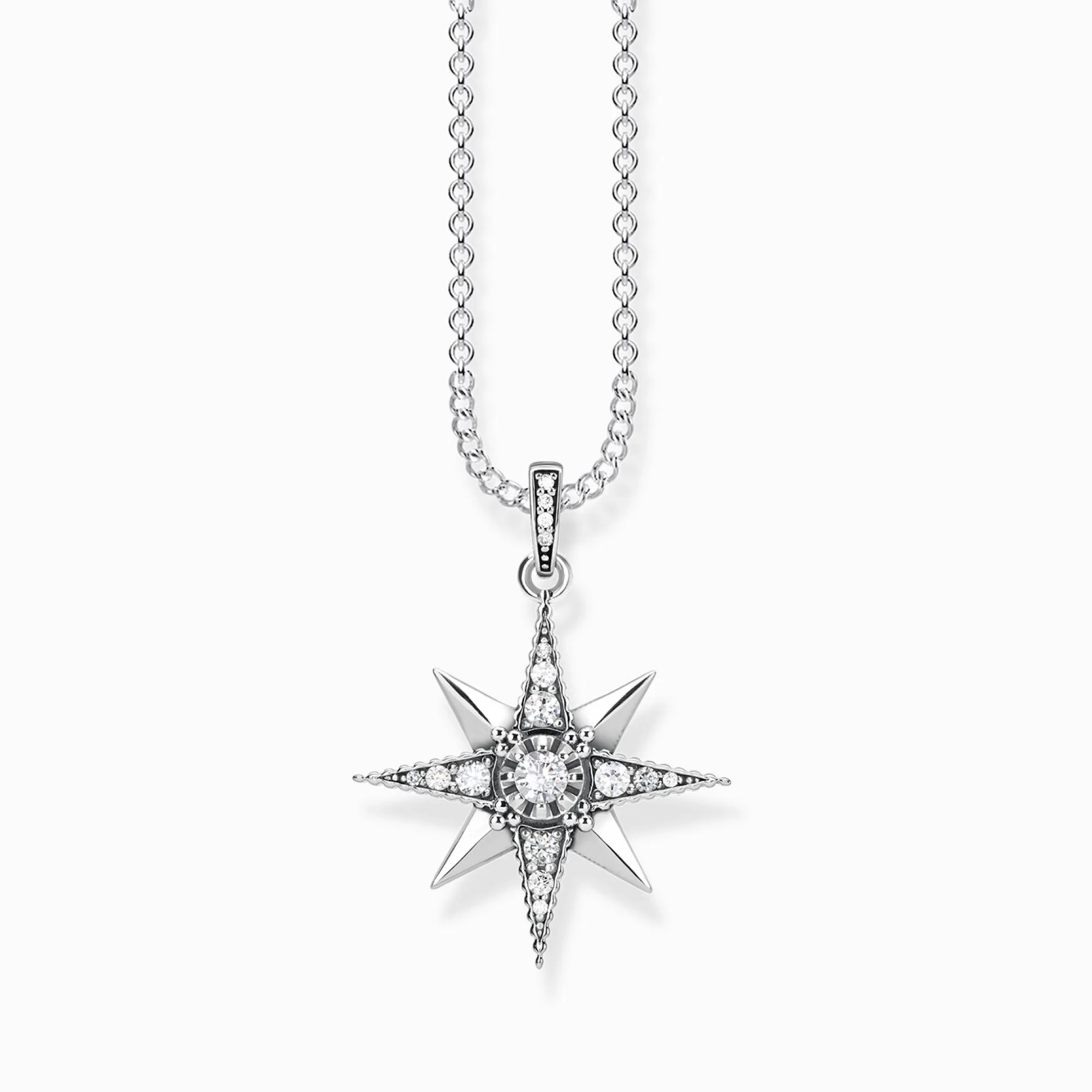 Women THOMAS SABO Necklaces-Necklace royalty star white