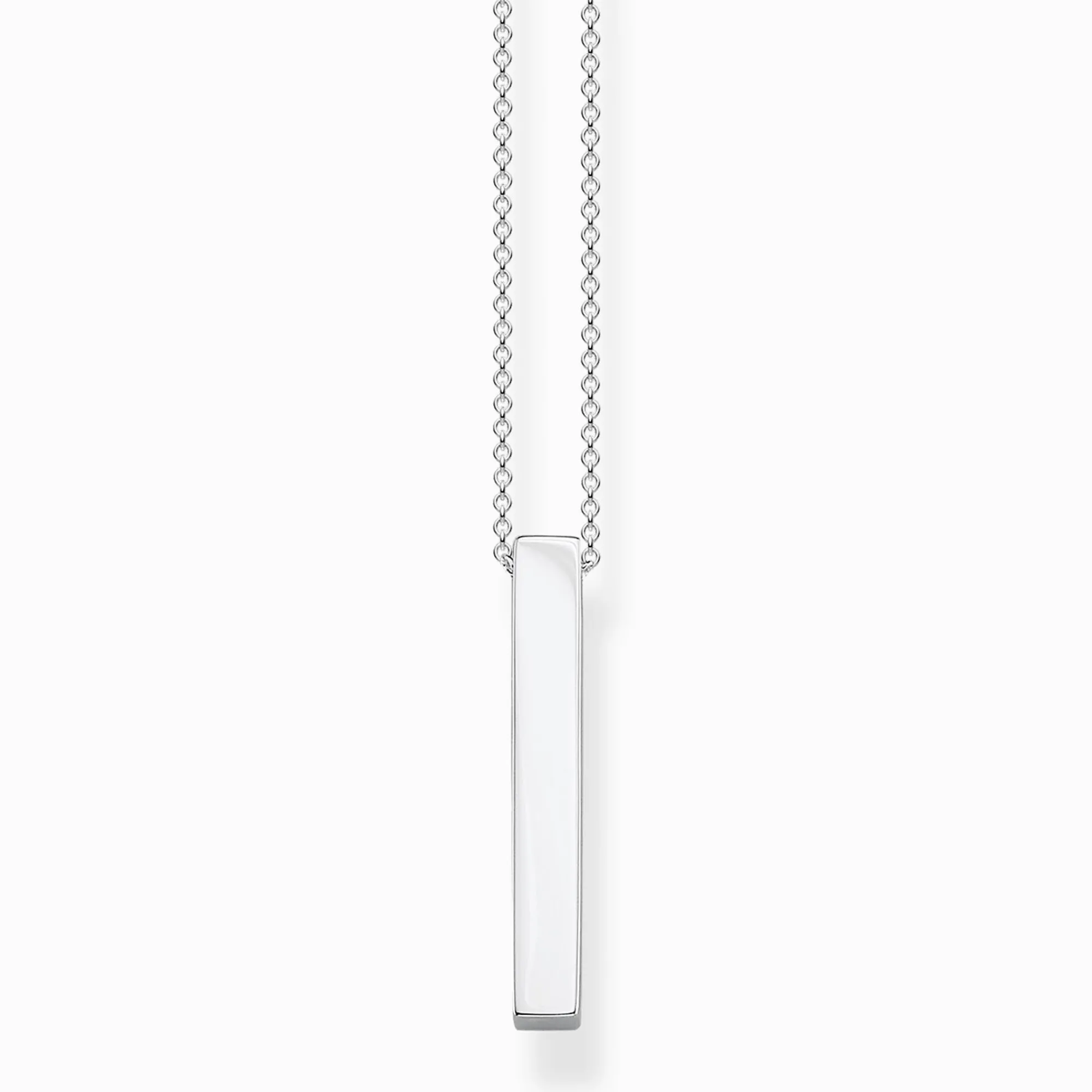 Women THOMAS SABO Necklaces-Necklace silver cuboid