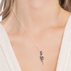 Women THOMAS SABO Necklaces-Necklace snake silver