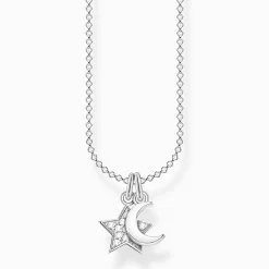 Women THOMAS SABO Necklaces-Necklace star and moon