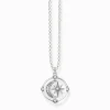 Women THOMAS SABO Necklaces-Necklace star and moon silver