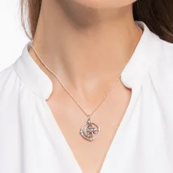 Women THOMAS SABO Necklaces-Necklace star and moon silver