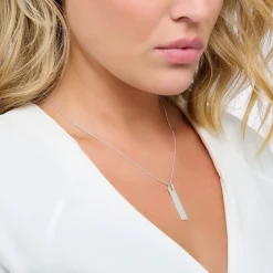 Women THOMAS SABO Necklaces-Necklace tag silver