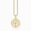 Women THOMAS SABO Necklaces-Necklace Tree of love gold
