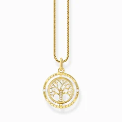 Women THOMAS SABO Necklaces-Necklace Tree of love gold