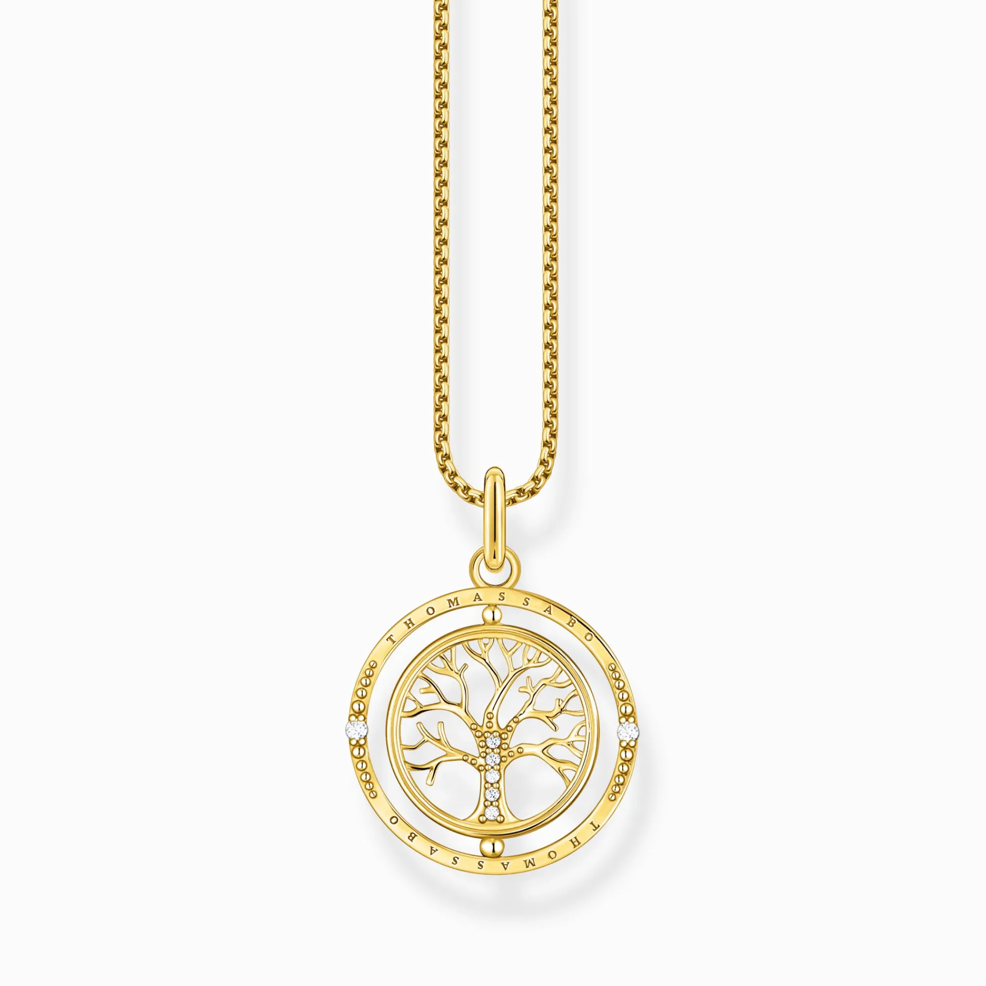 Women THOMAS SABO Necklaces-Necklace Tree of love gold