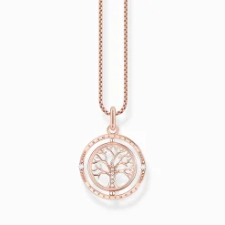 Women THOMAS SABO Necklaces-Necklace Tree of love rose gold